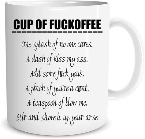 Fuckoffee Cnt Coffee Mug Rude Funny Novelty Christmas Secret Santa