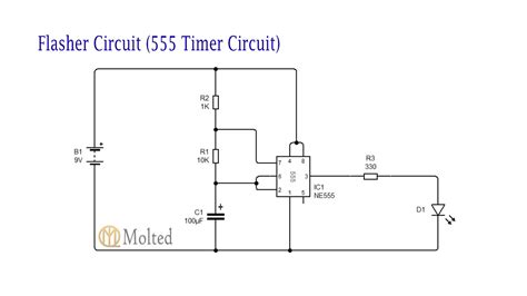 Three Ways To Make Led Flasher Circuit With Rate Control And Alternate Flashing 3 Steps