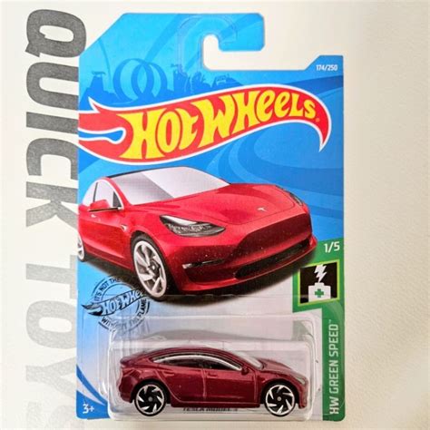 玩具快克 Hot wheels 風火輪 特斯拉 馬斯克 TESLA MODEL 3 電動車 蝦皮購物