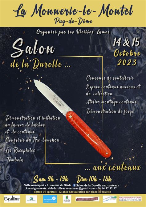 Le Salon De La Durolle Aux Couteaux Dition Association Les