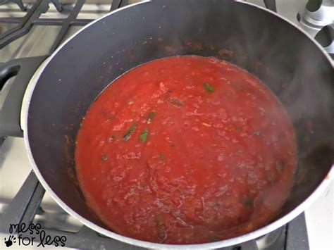Homemade Marinara Sauce Recipe Mess For Less