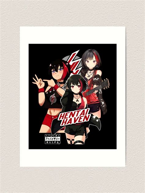 Hentai Havenchan Hentaihaven Anime Girls Art Print For Sale By ChristianeMarx Redbubble