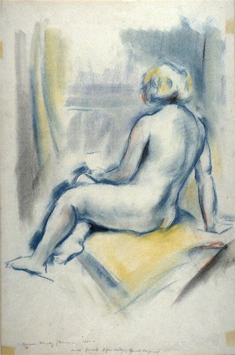 Seated Female Nude Exposed Back