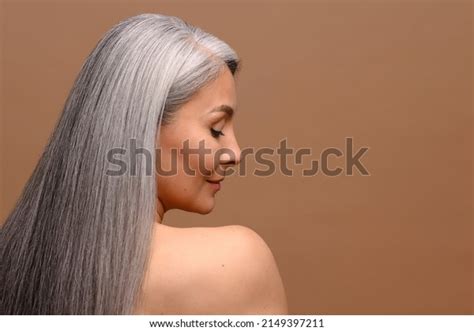 Charming Goodlooking Asian Middleaged Woman Naked Stock Photo Shutterstock