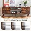 Amazon Sweetcrispy Tv Stand For Inch Tv Modern Mid Century