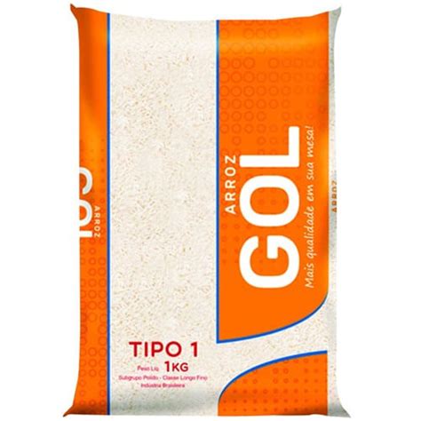 Marcas De Arroz Tipo 1 - Arroz Branco Tipo 1 Gol Pacote 1kg