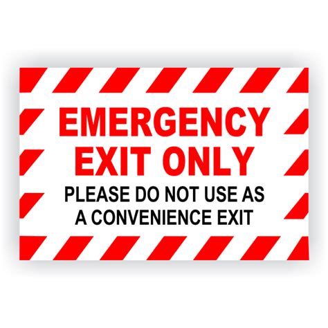 emergency exit  sign emergency exit sign hpd signs