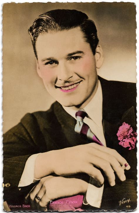 Errol Flynn French Postcard By Viny No 49 Photo Warner Flickr