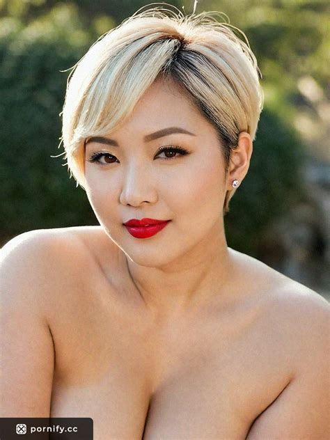 Curvy Asian Milf With Round Boobs In Angri Red Lipstick Shirtlift