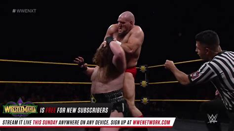 Lars Sullivan Vs Killian Dain Wwe April Youtube