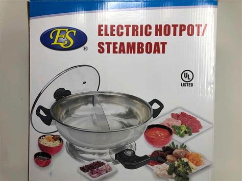 Get ES Electric Hot Pot With Divider L Delivered Weee Asian Market