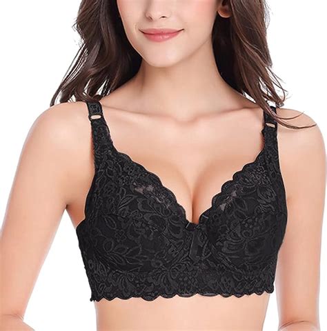 Women S Underwire Side Panel Bra 40aa Push Up Bra 2023 Bandeau Bras Bigger Bust White Crop Top