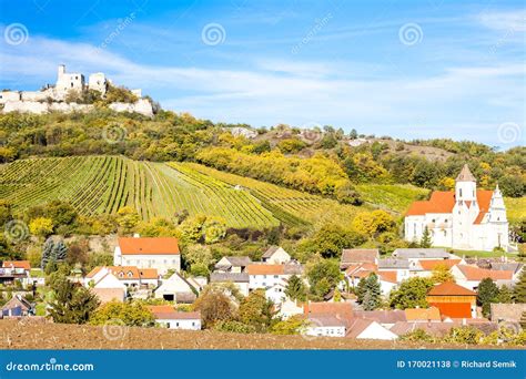 Ruins of Falkenstein Castle, Lower Austria, Austria Stock Photo - Image ...