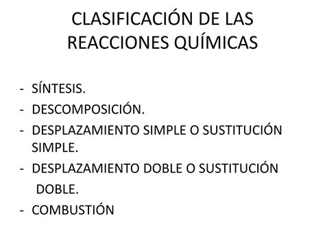 Reacciones QuÍmicas Ppt