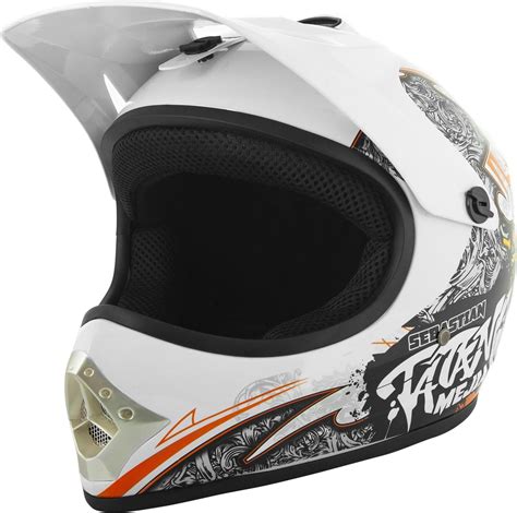 Kask Motocyklowy City Bike Lekki Crossowy Dzieci Cy Enduro Quad Atv L