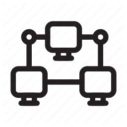 computer connection internet laptop network  web icon