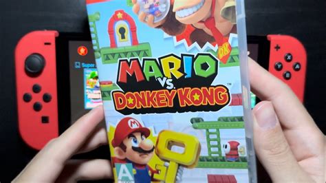 Mario Vs Donkey Kong Game Card Nintendo Switch OLED Gameplay YouTube