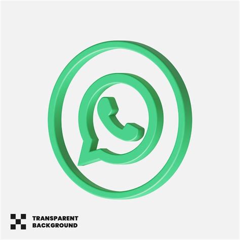 Premium Psd Whatsapp Social Media Icon In 3d Render