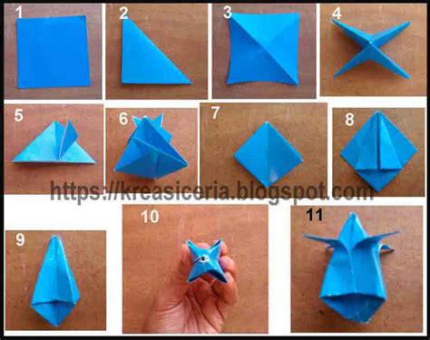 Contoh Gambar Origami Bunga Bonus