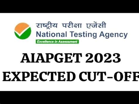 Aiapget Expected Cut Off Qualifying Marks Category Wise