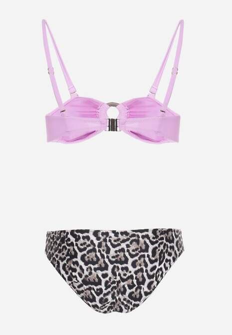 Fioletowe Bikini W Panterk Na Cienkich Rami Czkach Naiahes Renee