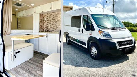 Ram Promaster Floor Plan Van Promaster Conversion Camper Ram