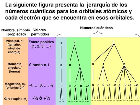 Numeros Cuanticos Y Orbitales Atomicos