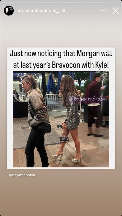 Photo Rhobh Kyle Richards Seen At Bravocon With Morgan