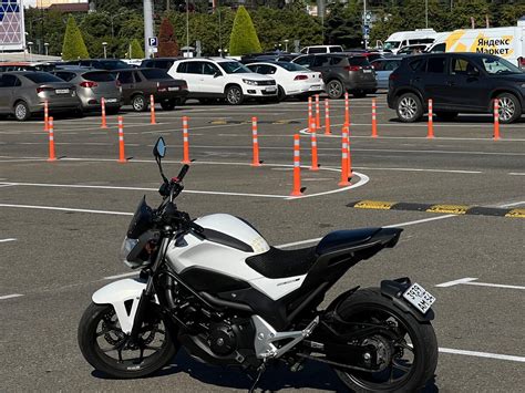 Купить б у Honda NC S инжектор Роботизированная с двумя сцеплениями в Сириусе белый naked