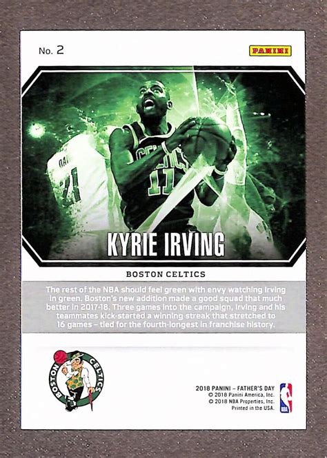 2018 Panini Father S Day Panini Collection 2 Kyrie Irving 399 For