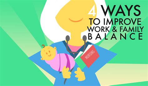 4 Ways to Improve the Work/Family Balance