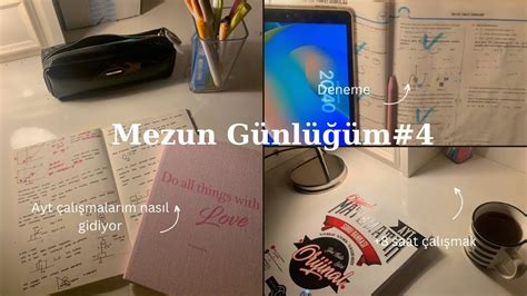 MEZUN ÇALIŞMA GÜNLÜĞÜM 4 tudem denemesi verimli iki gün YouTube