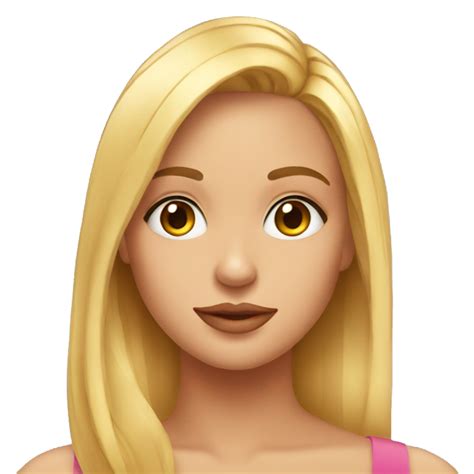 Chica Rubia De Ojos Verdes AI Emoji Generator