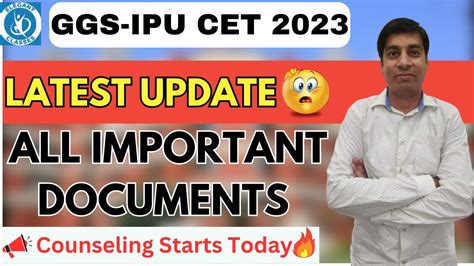 Ipu Cet Update Documents Required For Registration Process