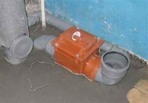 Обратный клапан для канализации: канализационный водяной и сухой затвор ...