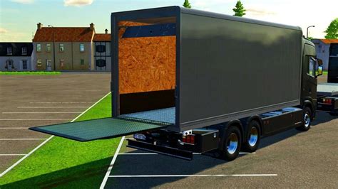 Scania S Box With Tailgate V Fs Mod Farming Simulator Mod