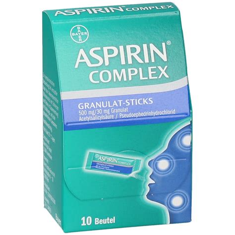 ASPIRIN COMPLEX Granulat Sticks 500mg 30 Mg 10 St Shop Apotheke At