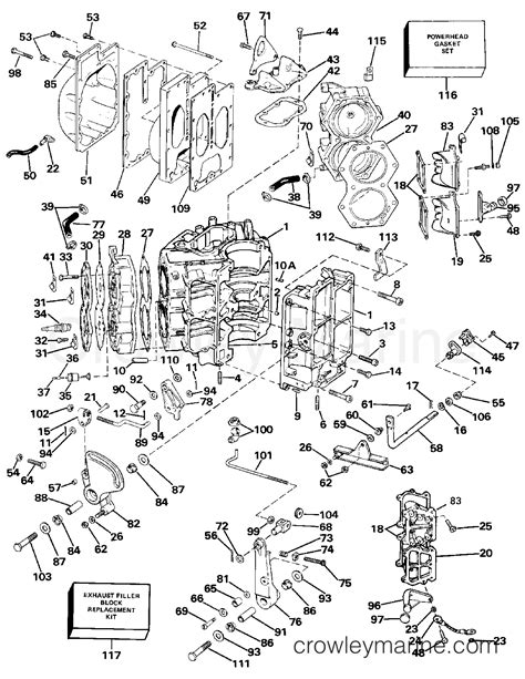 Cylinder Crankcase Outboard Te Tlcem Crowley Marine