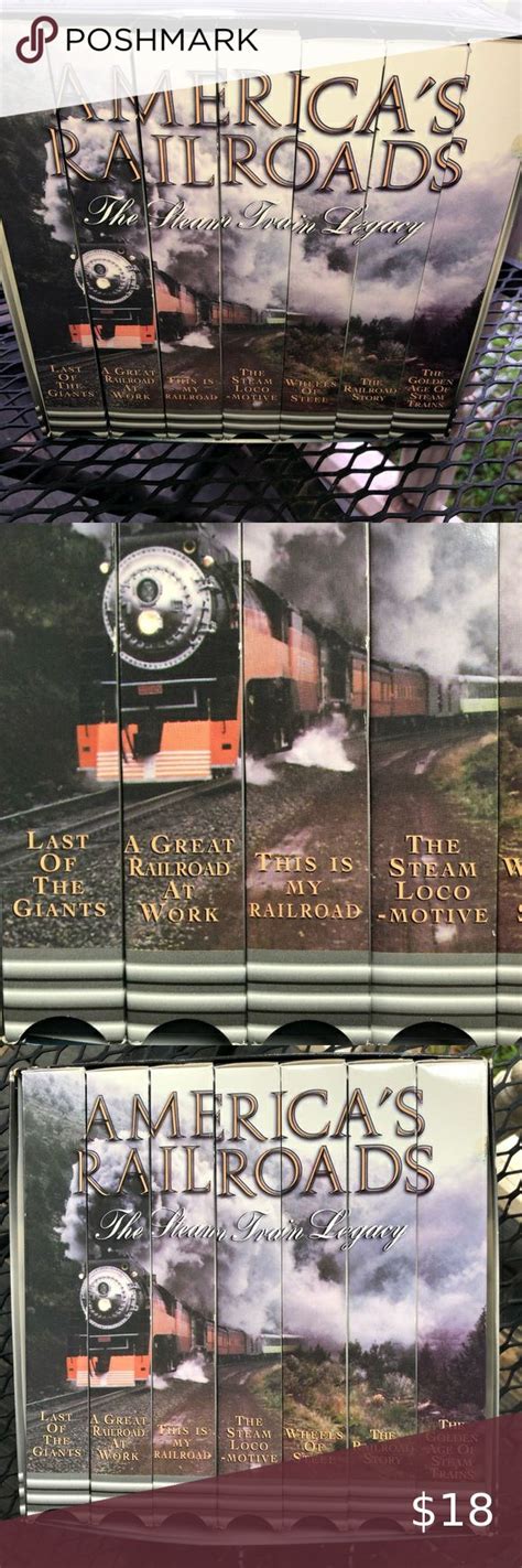 Americas Railroads Steam Train Legacy 7 VHS Box Set Complete In 2022