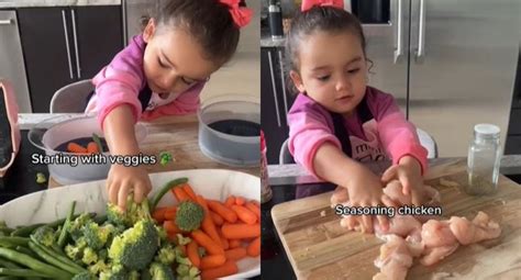 Video Viral Niña De 2 Años Se Gana El Corazón De Todos Por Cocinar