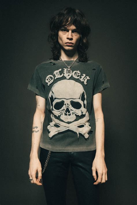 The Skull And Crossbones Vintage Tee Heavy Relic Black And Other