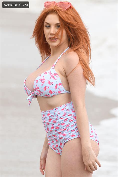 Courtney Stodden Sexy In Pink Flamingo Bikini AZNude