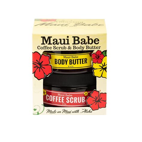 Coffee Scrub Body Butter Gift Set Maui Babe Inc