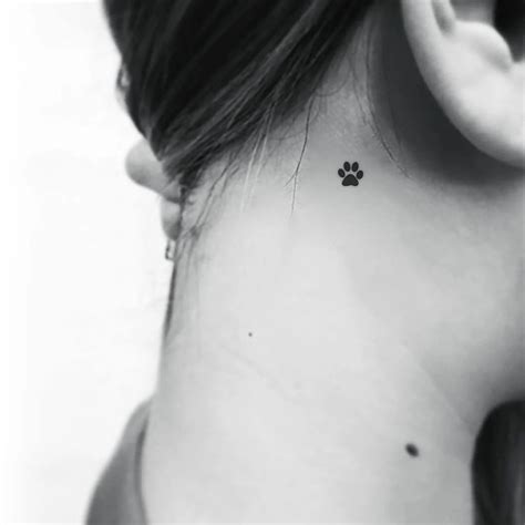 Paw Print Temporary Tattoo Set Of 3 Etsy Tattoo Set Temporary