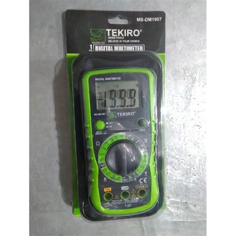 Jual TEKIRO Digital Multimeter Multitester DM 1907 Digital ORIGINAL