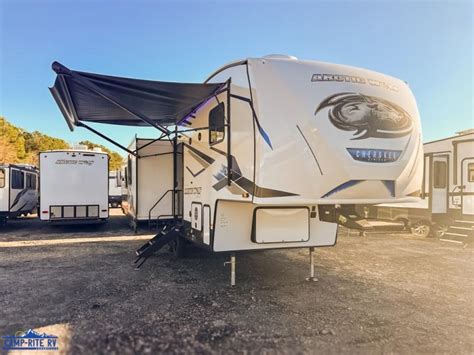 New Forest River Rv Cherokee Arctic Wolf Sgs Fifth Wheel At Camp