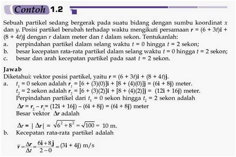 Contoh Soal Kecepatan Sesaat Homecare24