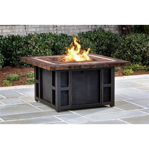 Propane Fire Pits Outdoor Heating The Home Depot