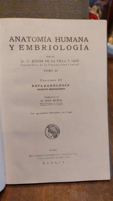 ESPLAGNOLOGIA Aparato respiratorio Fascículo VI de Anatomía Humana y