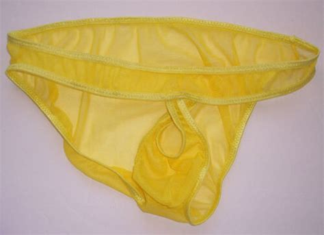 K M Sexy Men Mesh C Thru Pouch Bikini W Twist Color Ebay